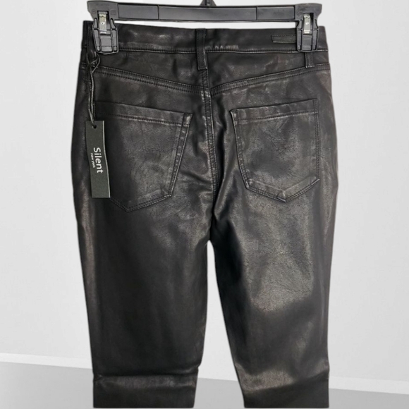 NWT Faux Leather Daddy Soda Pant - Picture 7 of 9